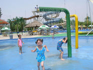 Горячая гальванизированная спортивная площадка воды детей, 3 старых лет брызг столбца оборудования аквапарк