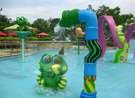 Игра воды брызг для детей, игрушек оборудования парка Аква стеклоткани стиля лягушки