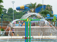 Стальная спортивная площадка воды выплеска детей столбцов, оборудование игры сада для высоты детей 3м