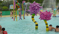 Водный бассейн оборудования парка Аква цветка Кроал спортивной площадки воды детей забавляется брызги Седпод лотоса