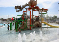 Коммерчески напольное оборудование парка Aqua детей стеклоткани конструкции парка воды