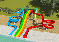 Коммерчески скольжения дизайна аквапарк, спиральный дизайн игры воды ФРП