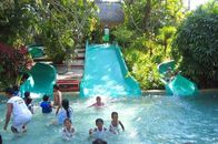 Плавательный бассейн Play Fiberglass Water Park Equipment Family Wide Slide для детей