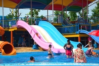 Водные горки стеклоткани детей совмещенные на открытом воздухе 1.9M для аквапарк