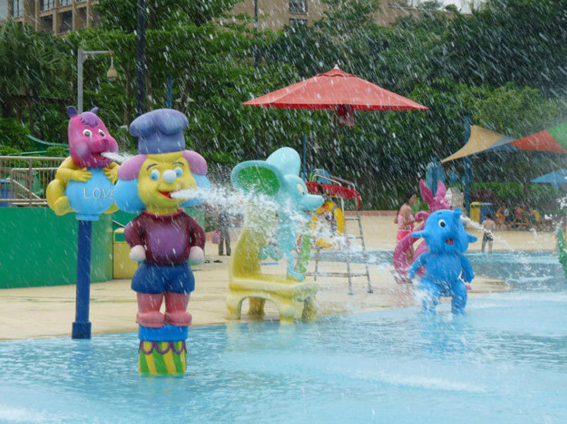Игрушки водного бассейна выплеска человека мультфильма цвета смешной спортивной площадки воды детей Мулти